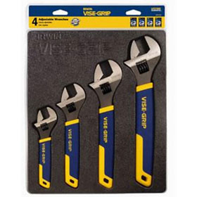 Irwin Vise-Grip 4 Pc Adjustable Wrench Tray Set - 2078706