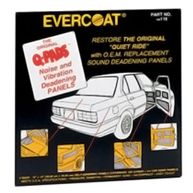 Evercoat Q-Pads Sound Deadening Panels - 116