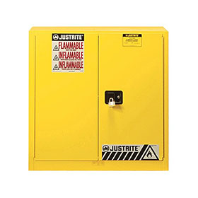 Justrite 30 Gallon Sure-Grip Ex Safety Cabinet - Yellow - 893300