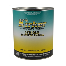 Kirker Syn-Glo Synthetic Enamel Flat Black Chassis Paint - 2-75