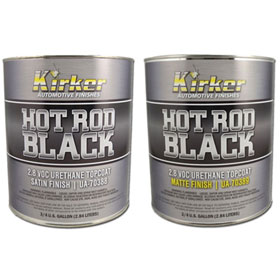 Kirker Hot Rod Black 2.8 VOC Urethane Topcoat Car Paint