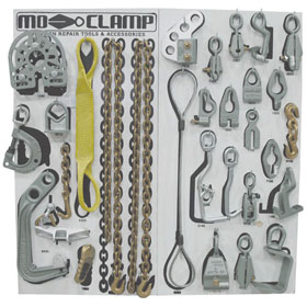 thumbnail image 2 of Mo-Clamp Style Tac-N-Pull Pull Plate Kit – 5 Plates, Heavy-Duty Quality 2 of 6