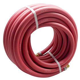 Red Rubber 50 Foot Air Hose 1/2"