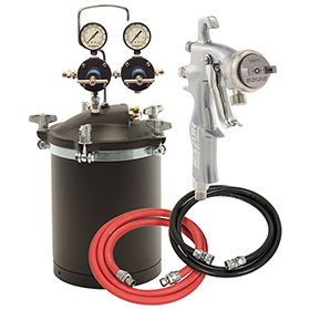 Sharpe 2.5 Gallon Pressure Pot HVLP Painting Systems