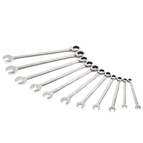 Steelman 11 Pc. 144-Tooth SAE Ratcheting Wrench Set - 78981