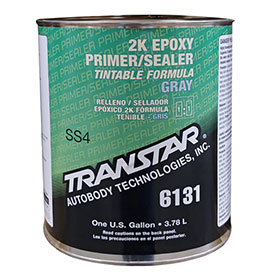 Transtar 2K Epoxy Primer Sealer, DTM, Gray, Gallon - 6131