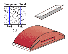 How to Cut Sandpaper For Sanding Block