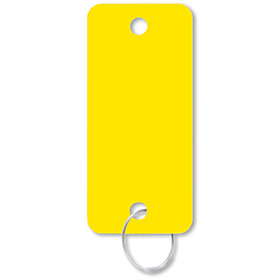 Blank - Yellow - Solid Color Key Tags