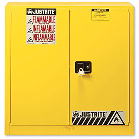Justrite 40 Gallon Sure-Grip Ex Safety Cabinet For Combustibles