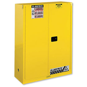 Justrite 60 Gallon Sure-Grip Ex Safety Cabinet For Combustibles - Self-Close