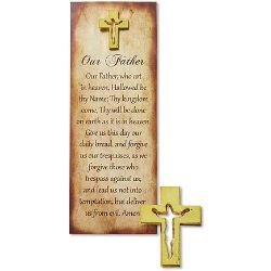Our Father Lapel Pin with Bookmark - 12/pk