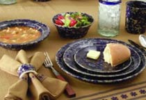 Traditionals Blue Agate Stoneware Dinnerware