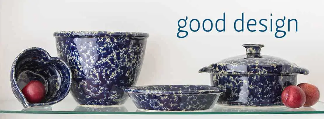 Blue Agate pottery from Vermont works in your kitchen