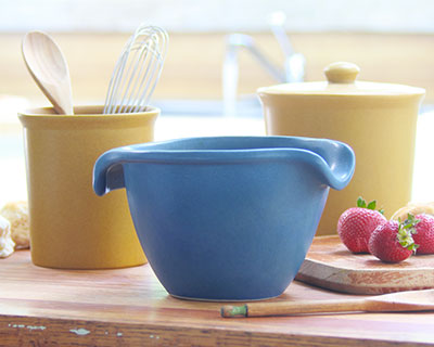Batter bowl and crocks