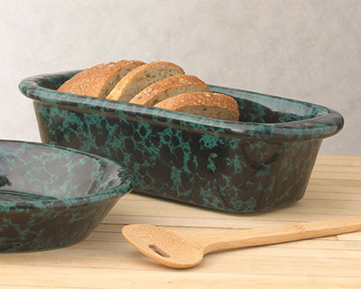 stoneware bread pan