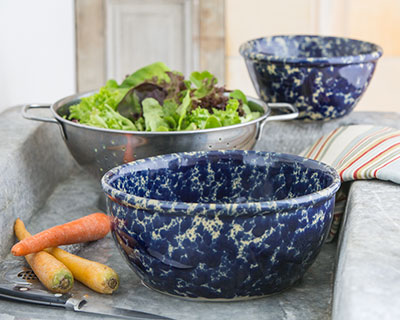 Blue Agate Bowl