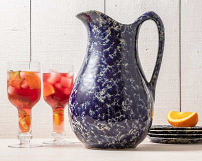 Pitcher with glasses 
