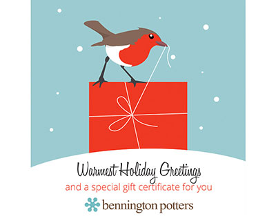 Holiday Red Bird e-Card Design