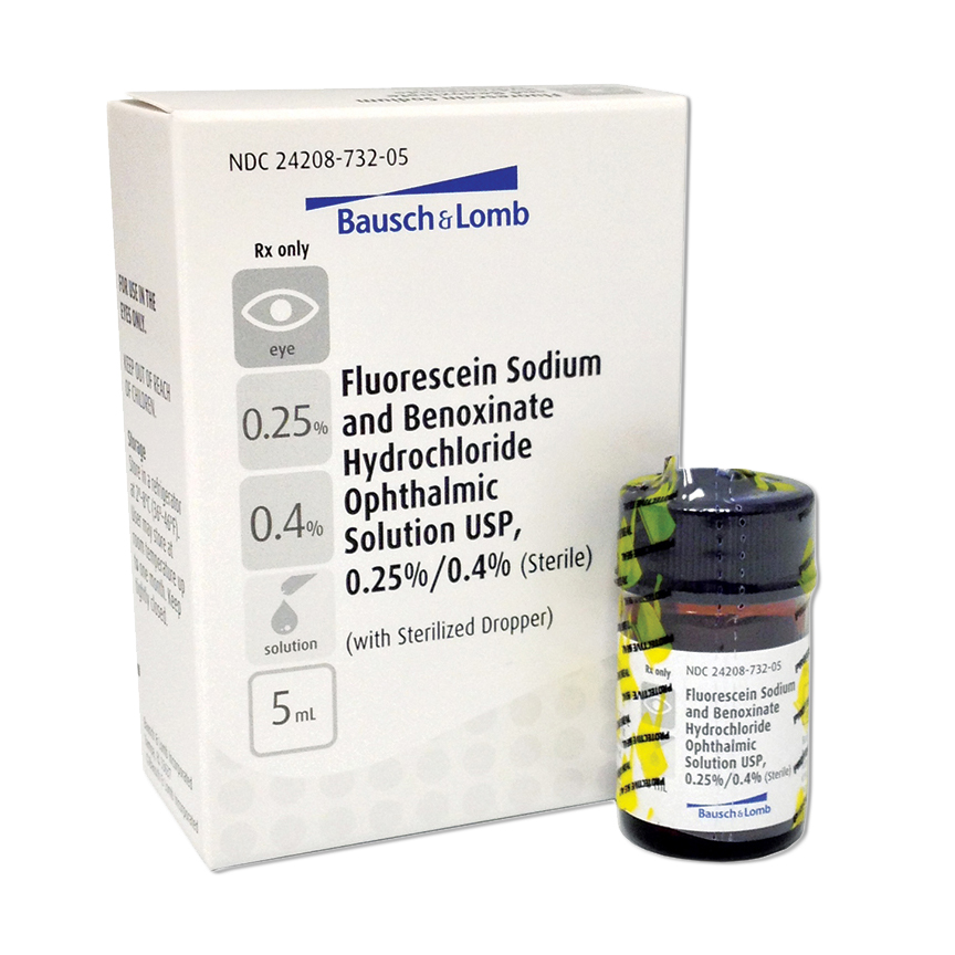 Fluorescein Sodium 0.25% & Benoxinate HCl 0.4% (5mL)