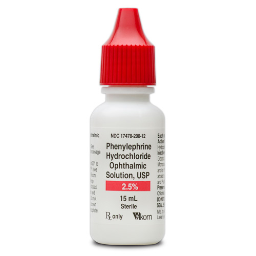 Phenylephrine HCl Ophthalmic Solution 2.5% (15mL)