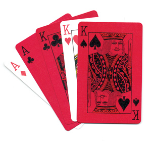 Sherman Red/Green Playing Cards