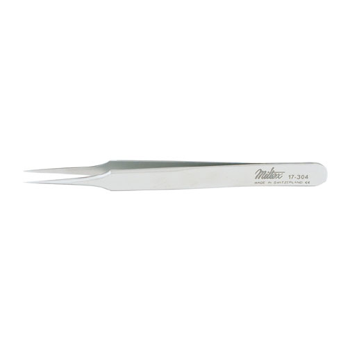 Miltex Jeweler Style Forceps Style #4 (Very Fine Tip) 4-3/8 Length
