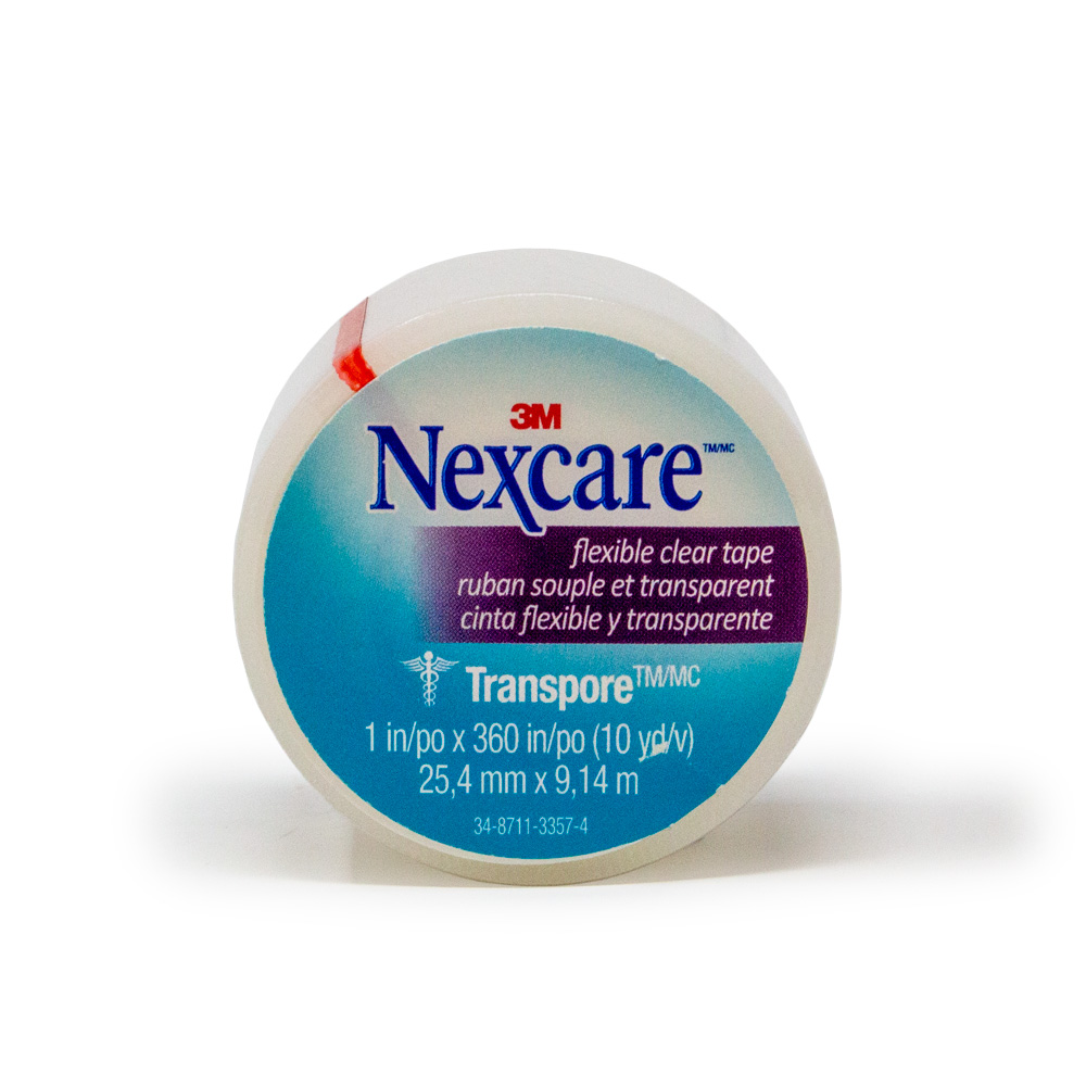3M Nexcare Transpore 1" Transparent Tape