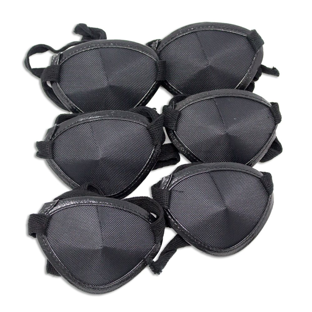 Eye Patches - Black Tie (Large) - Pkg of 6
