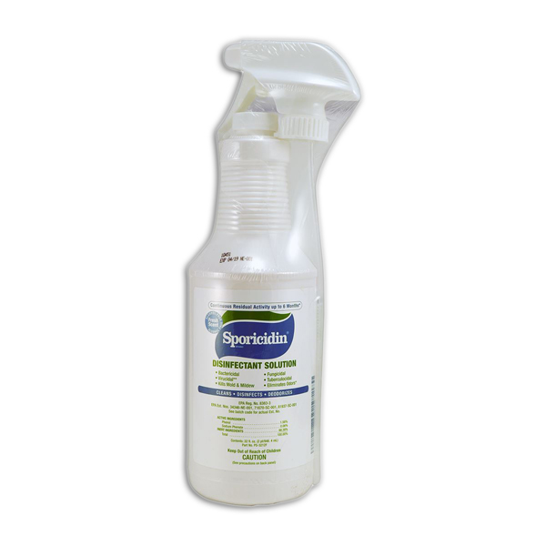 Sporicidin&reg; Disinfectant Solution - 32oz Spray Bottle