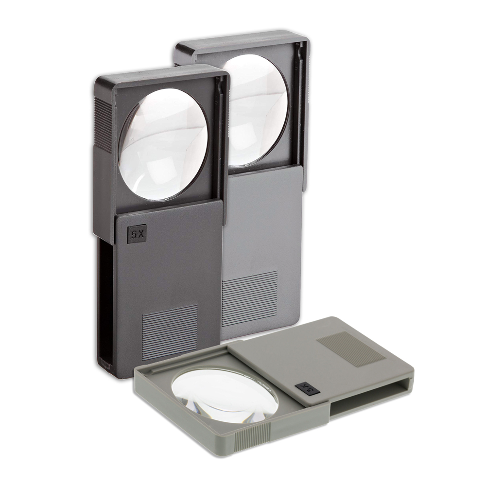 Pocket Magnifier - Available in 3 sizes or Set - Pocket Magnifier Kit (3) 3x, (4) 4x, & (3) 5x Magnifiers