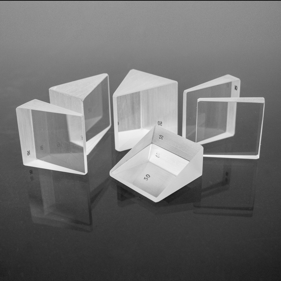 Square Plastic Prisms (37mm) 