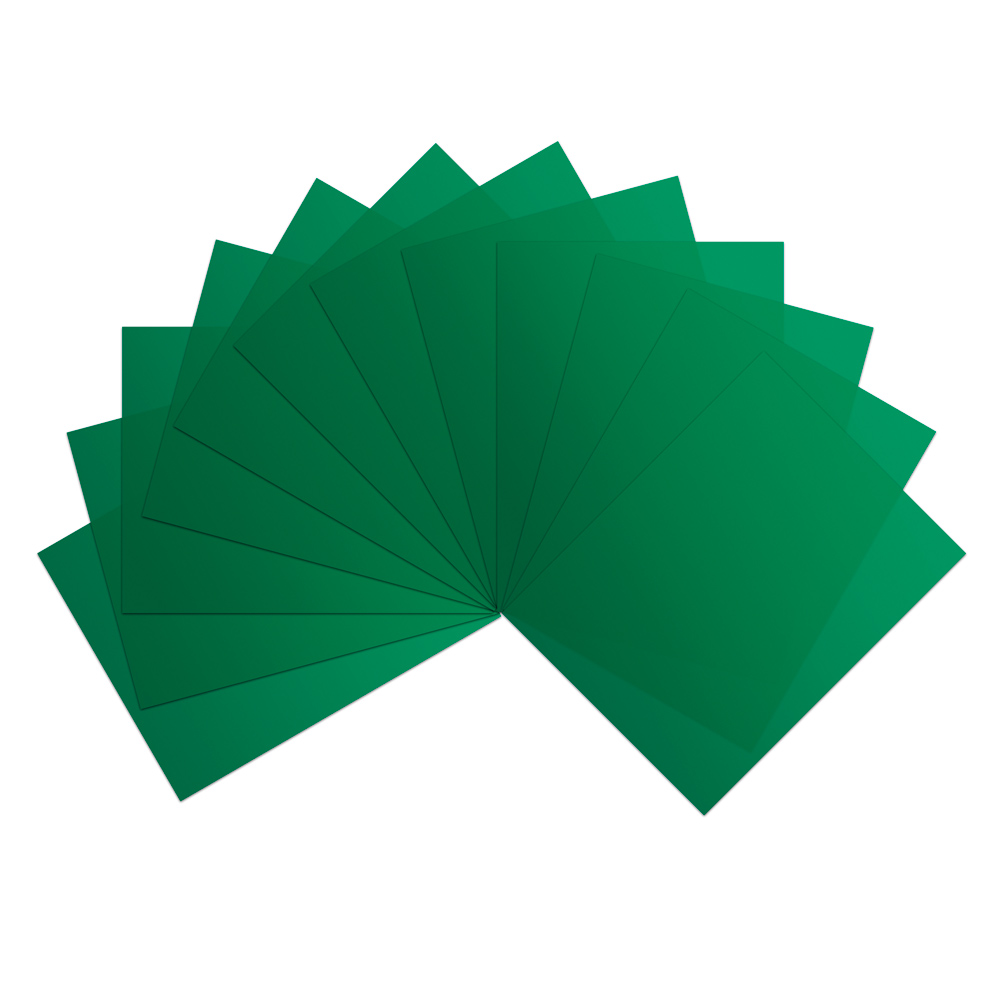 Green Vinyl Sheets (Pkg of 12) 