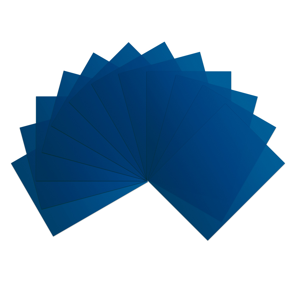 Blue Vinyl Sheets (Pkg of 12) 