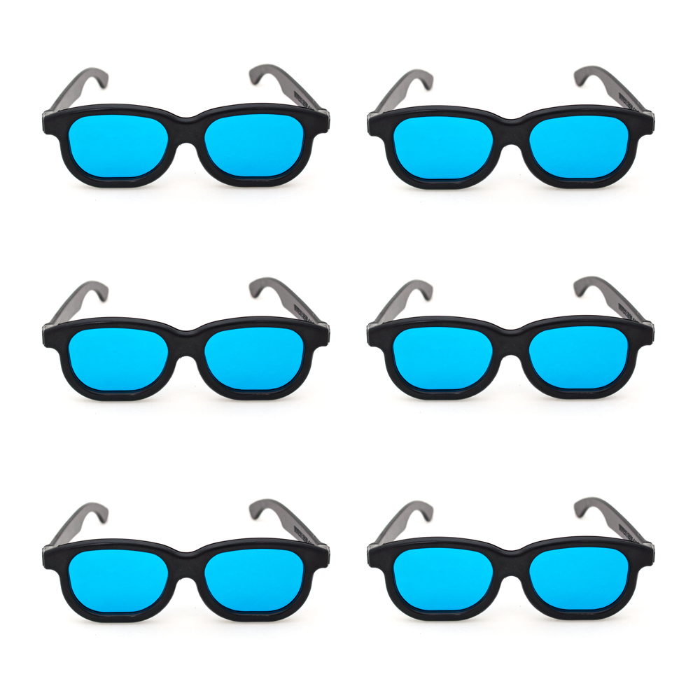 Goggles with Blue Filter Lenses (Pkg. of 6) 