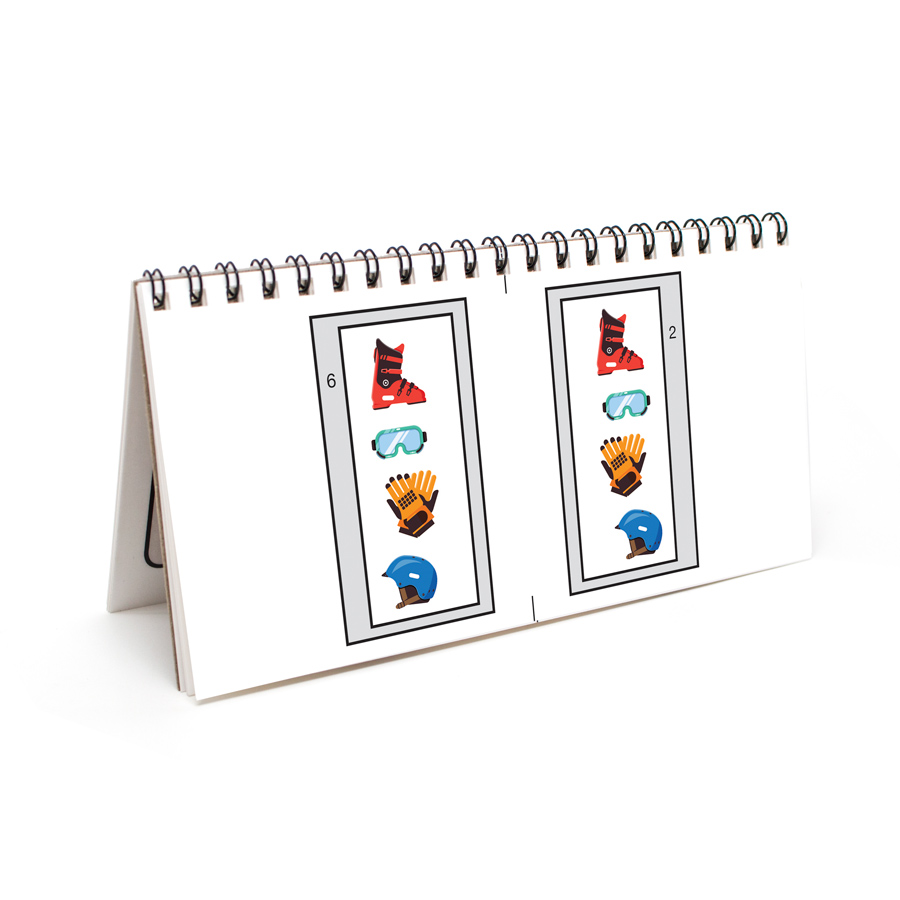 Set of (6) Cards for Training (Colored)