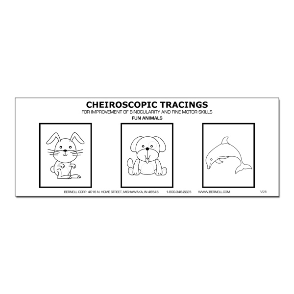 (H) Cheiroscopic Tracing Forms (Pads of 100) Animals
