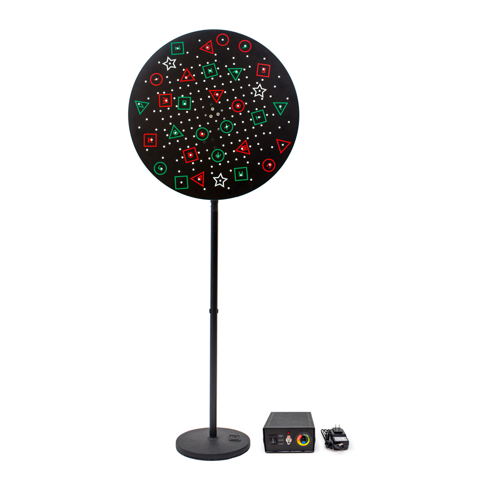 Floor Rotation Trainer with Anti-Suppression Black Background Pegboard Disc