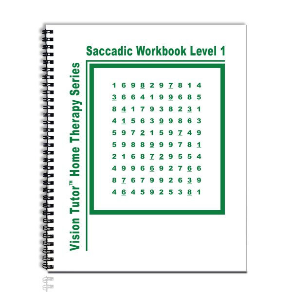 Saccadic Workbooks - Saccadic Workbook (Level 1)