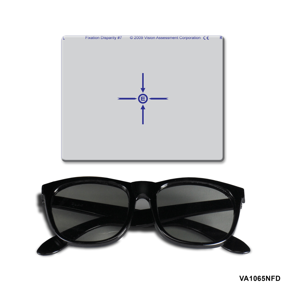 Near Fixation Disparity Target - Comes with Polarized 3-D Viewers