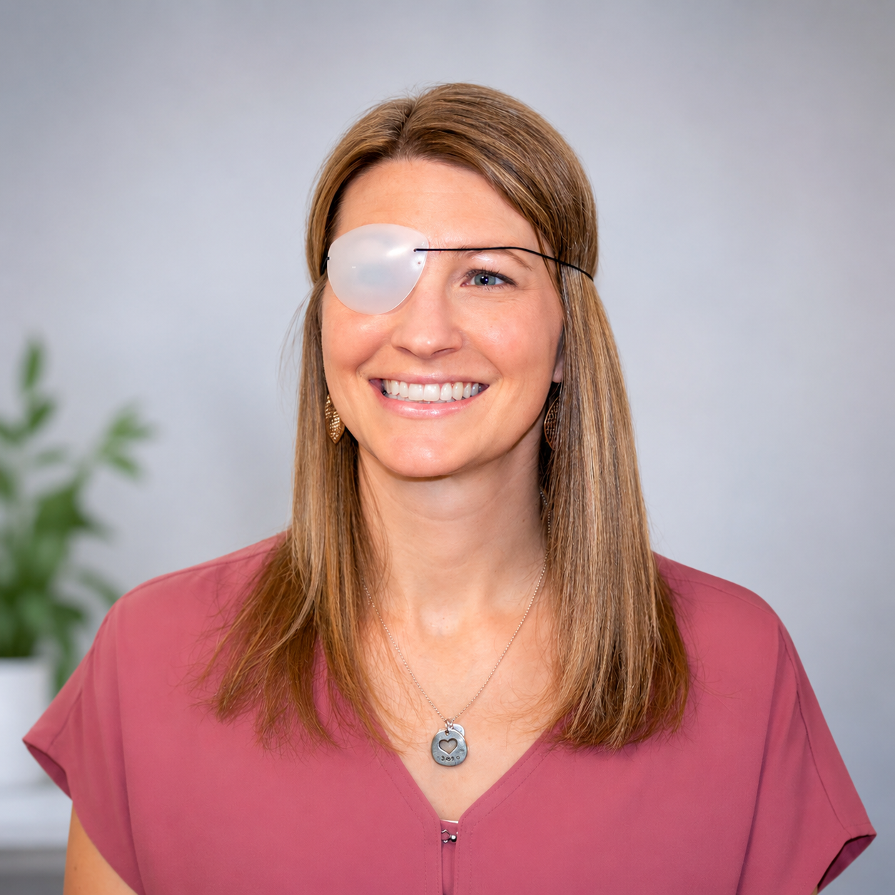 Flexible Fluorescing Eyepatches