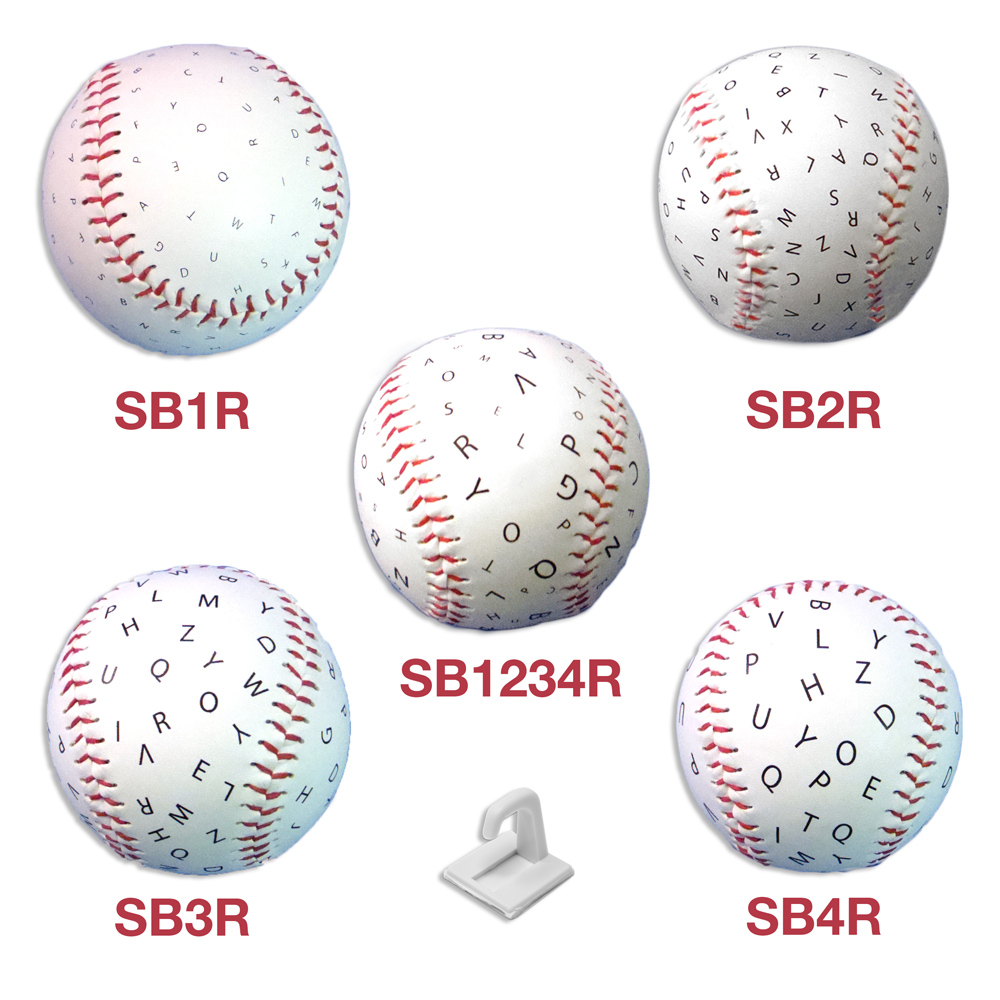 Softball Size Sports Letter Balls