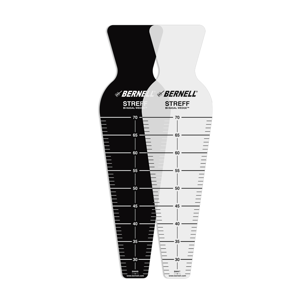 Bernell Bi-Nasal Wedge™ - Color: Translucent, Black, & White