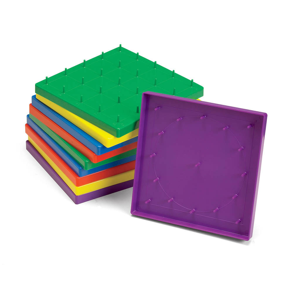 Plastic Double Sided Geoboard