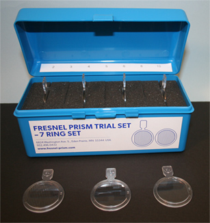 Fresnel Prism Trial Set - 7 Ring Set (2PD-10PD)
