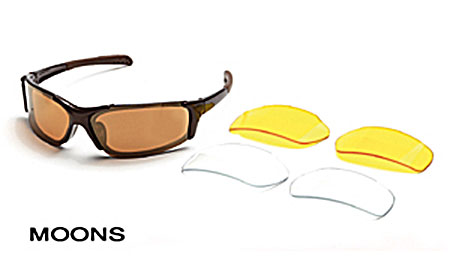 Body Specs Moons Sunglasses (Metallic Brown)