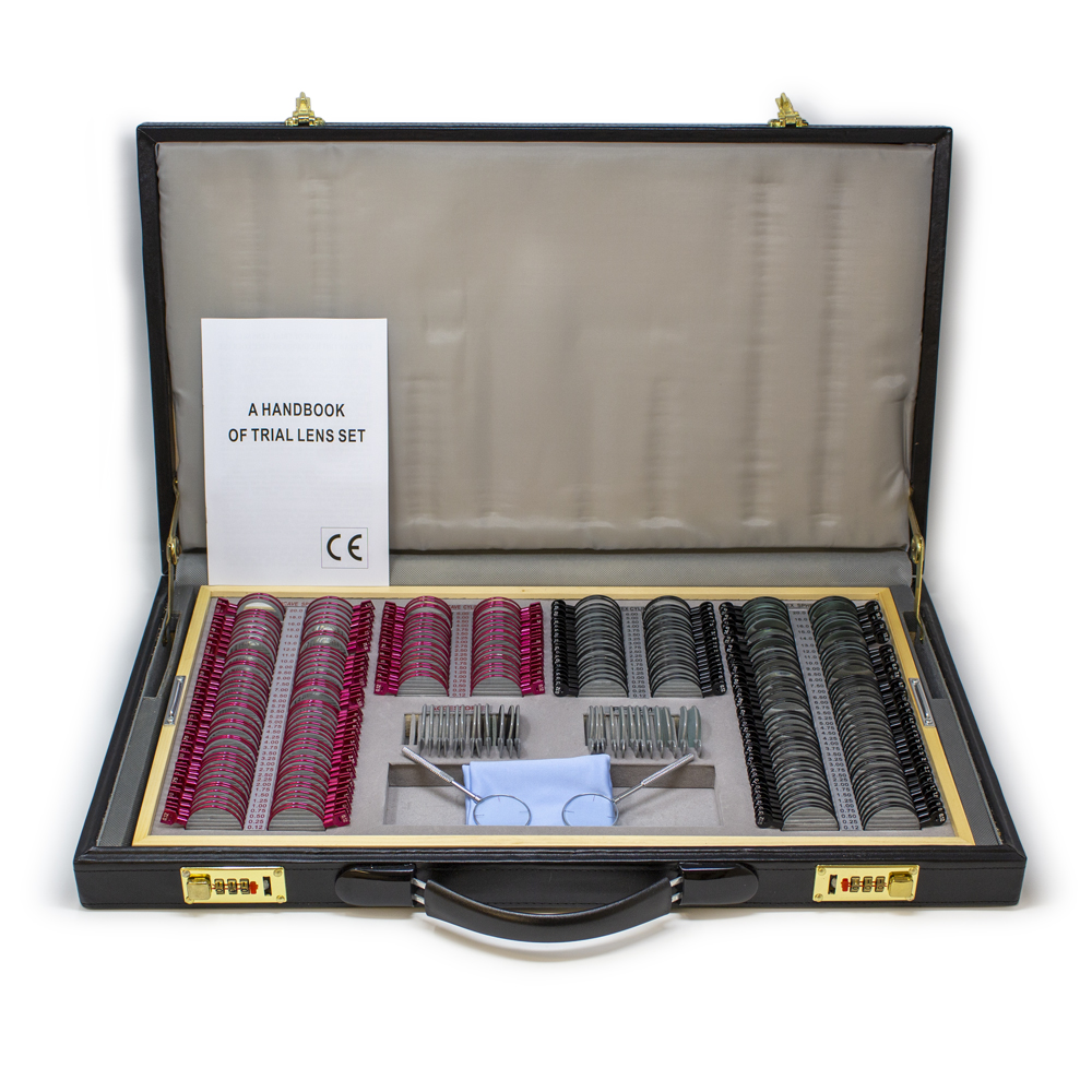 266 Piece Trial Lens Sets with Leather Case