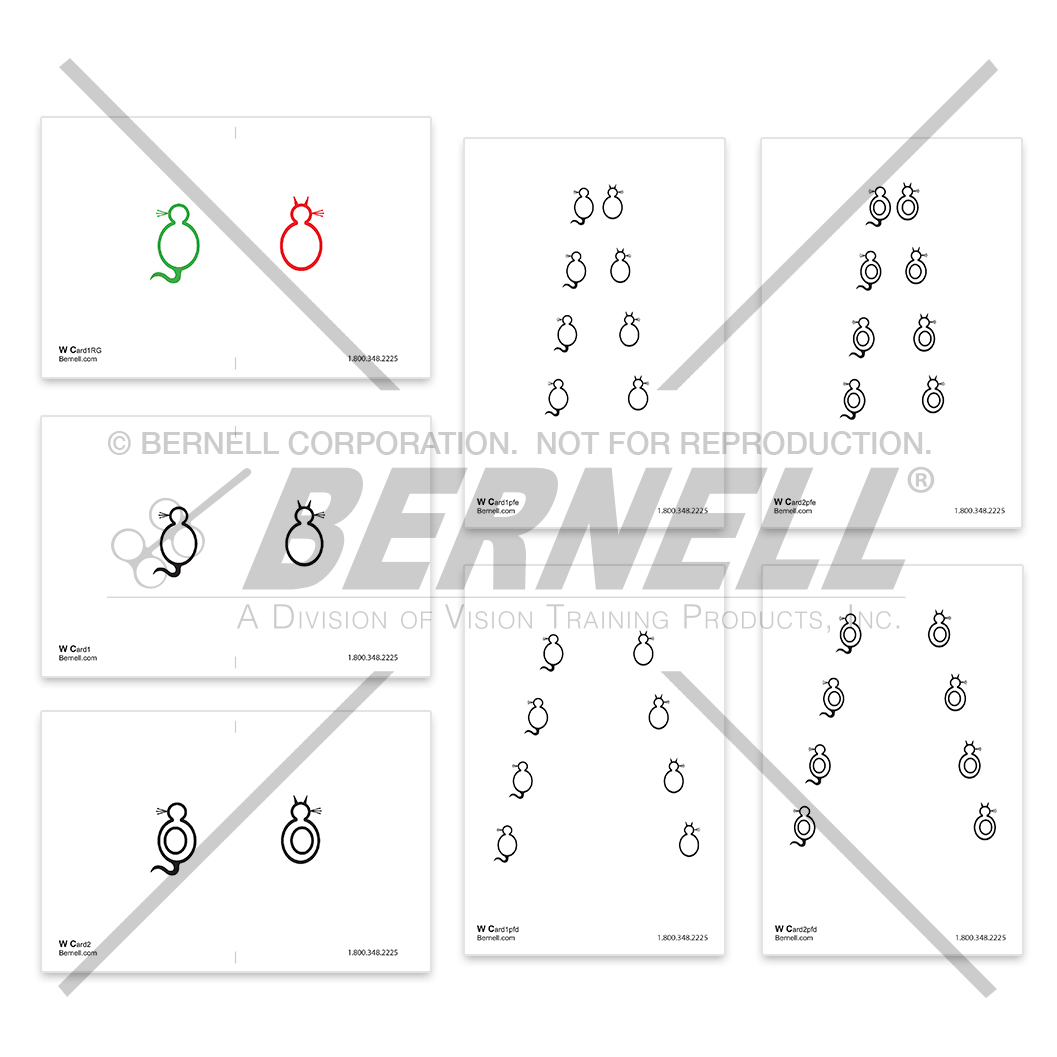 Bernell Wiley Cat™ Fixation Card Set