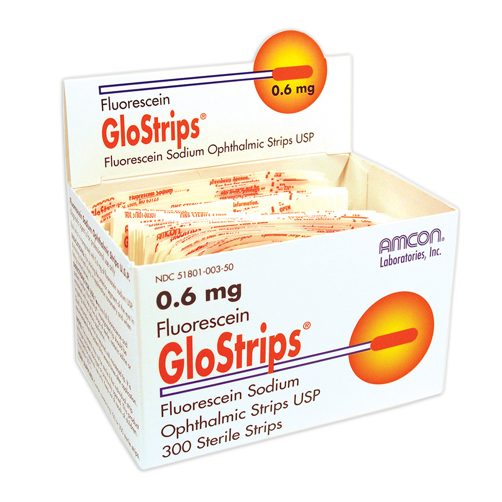 Fluorescein GloStrips® 0.6mg - Box of 300