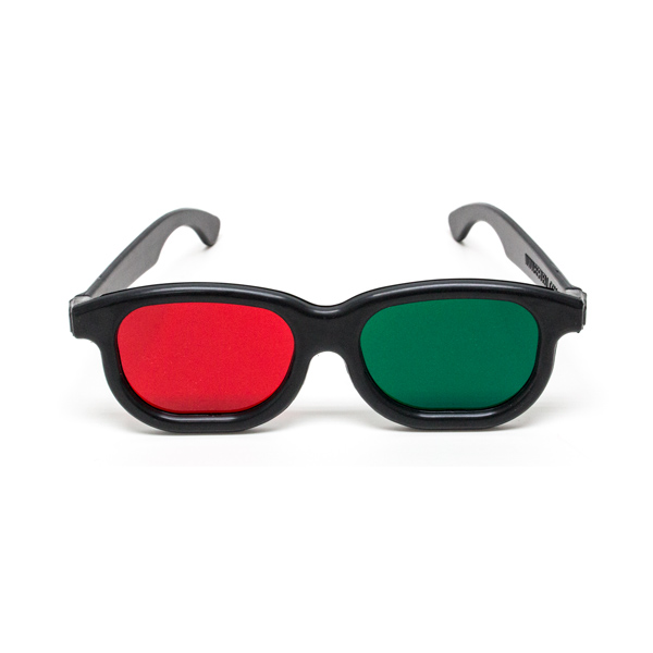 New Age - Red/Green Goggles - (Lenses Not Glued) - Single Pair