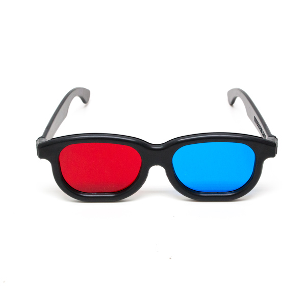 New Age - Red/Blue Computer Goggles - (Lenses Not Glued) - Single Pair